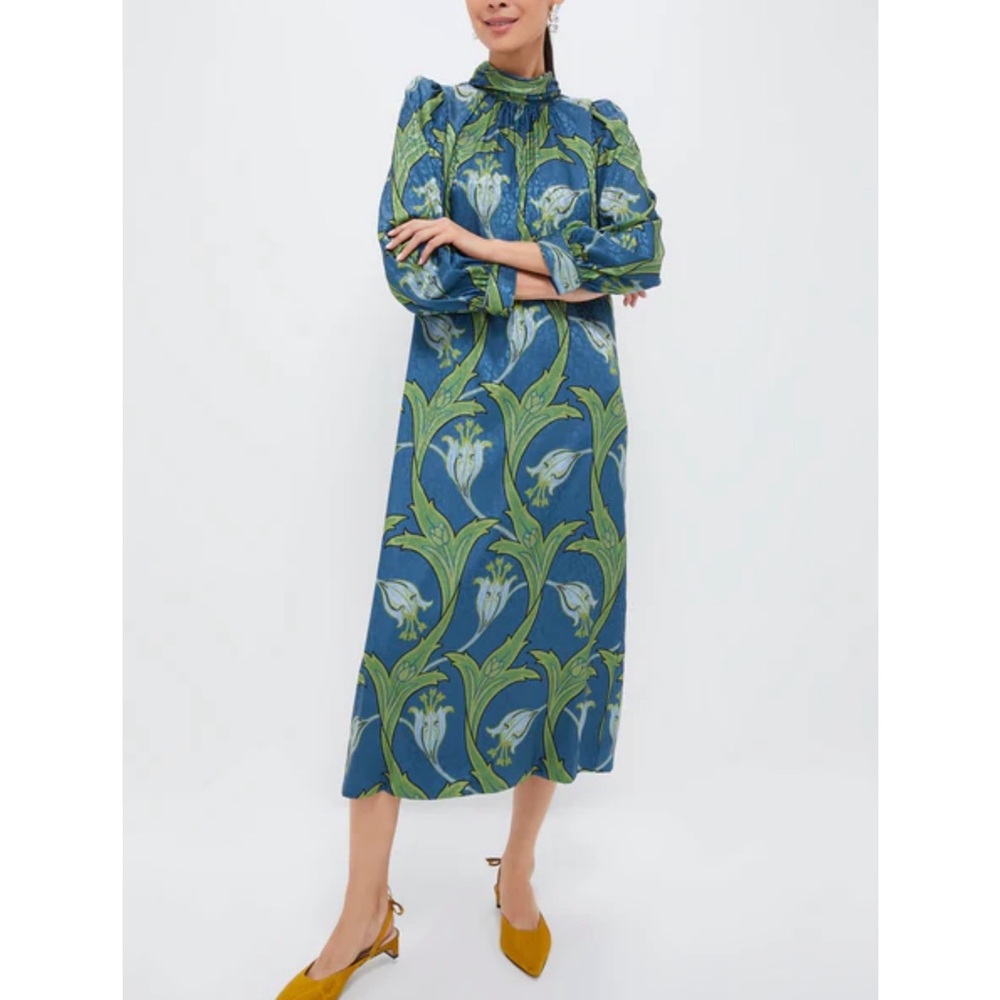 TUCKERNUCK Deco Floral Satin Faven Dress - Picture 12 of 12